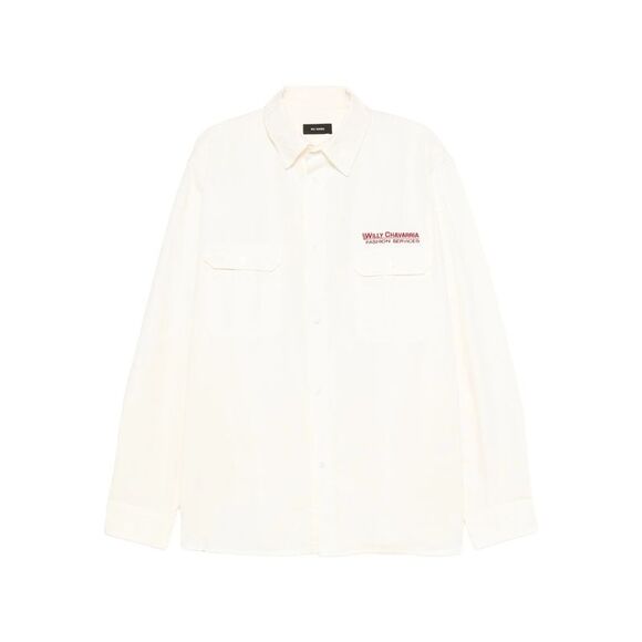 Willy Chavarria White Shirts Men